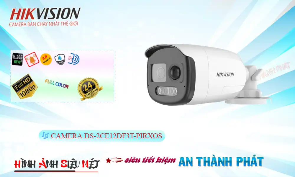 DS-2CE12DF3T-PIRXOS sắc nét Hikvision