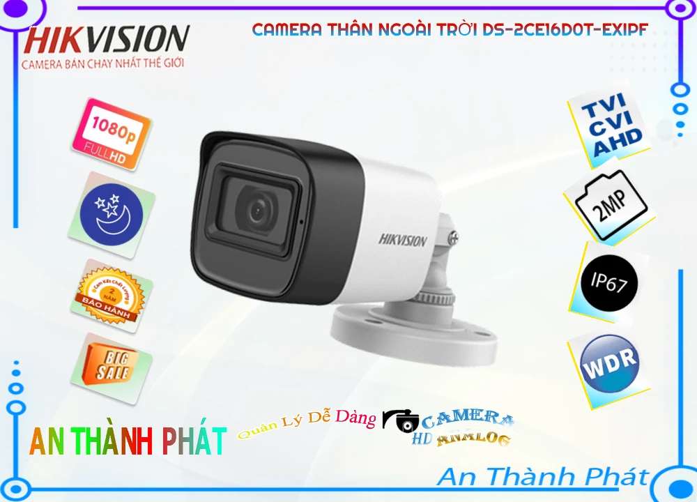 Camera Thân Cố Định Ngoài Trời DS-2CE16D0T-EXIPF Hikvision,Bán Giá DS-2CE16D0T-EXIPF,Giá kỹ thuật DS-2CE16D0T-EXIPF,DS-2CE16D0T-EXIPF giá hấp dẫn,cửa hàng bán DS-2CE16D0T-EXIPF,thông số DS-2CE16D0T-EXIPF,Camera Hikvision DS-2CE16D0T-EXIPF,Hikvision DS-2CE16D0T-EXIPF,DS-2CE16D0T-EXIPF