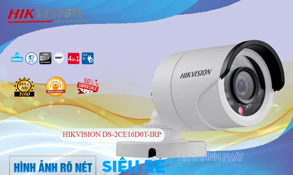 DS-2CE16D0T-IRP sắc nét Hikvision DS-2CE16D0T-IRP sắc nét Hikvision