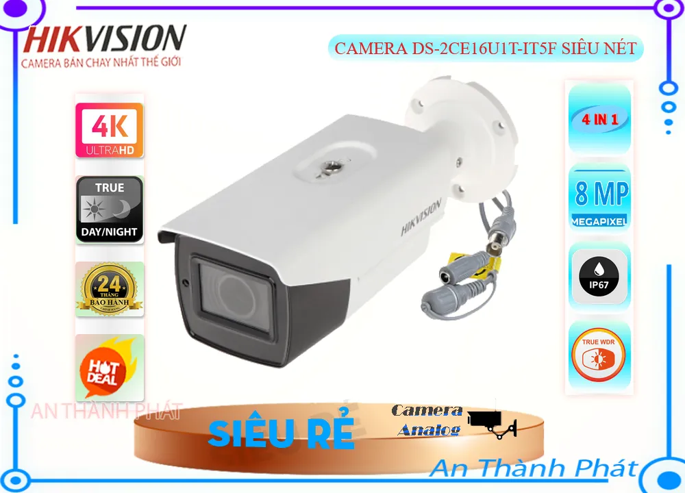 Hikvision DS-2CE16U1T-IT5F Siêu Nét