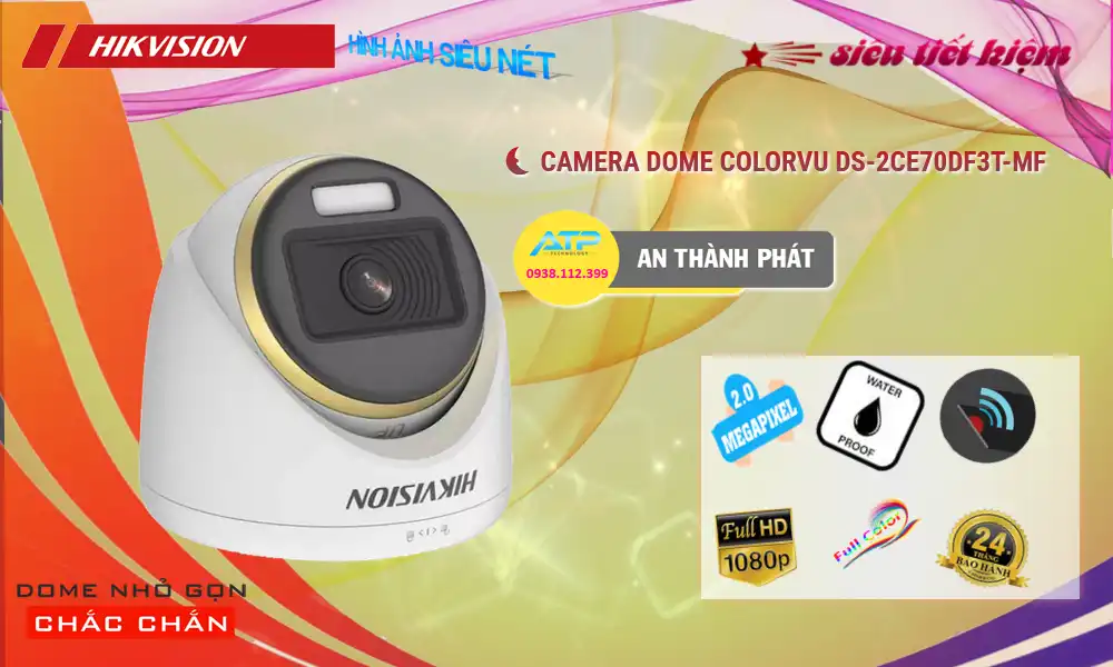 DS-2CE70DF3T-MF sắc nét Hikvision