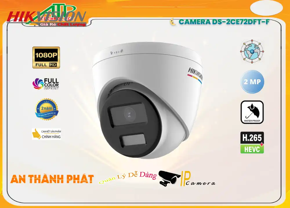 Camera An Ninh Hikvision DS-2CE72DFT-F Giá rẻ,thông số DS-2CE72DFT-F,DS-2CE72DFT-F Giá rẻ,DS 2CE72DFT F,Chất Lượng