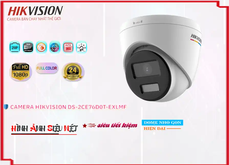 Camera Hikvision DS-2CE76D0T-EXLMF Sắc Nét,Giá DS-2CE76D0T-EXLMF,phân phối DS-2CE76D0T-EXLMF,DS-2CE76D0T-EXLMFBán Giá