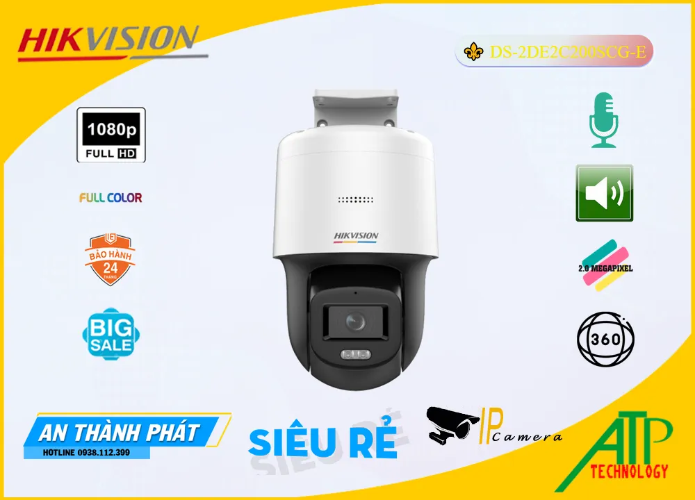 Camera Hikvision DS-2DE2C200SCG-E,DS-2DE2C200SCG-E Giá rẻ,DS-2DE2C200SCG-E Giá Thấp Nhất,Chất Lượng