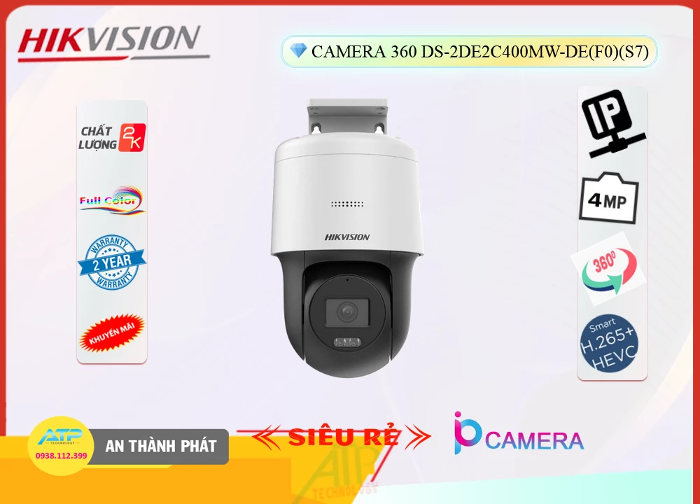 DS 2DE2C400MW DE(F0)(S7),Camera Hikvision DS-2DE2C400MW-DE(F0)(S7),DS-2DE2C400MW-DE(F0)(S7) Giá