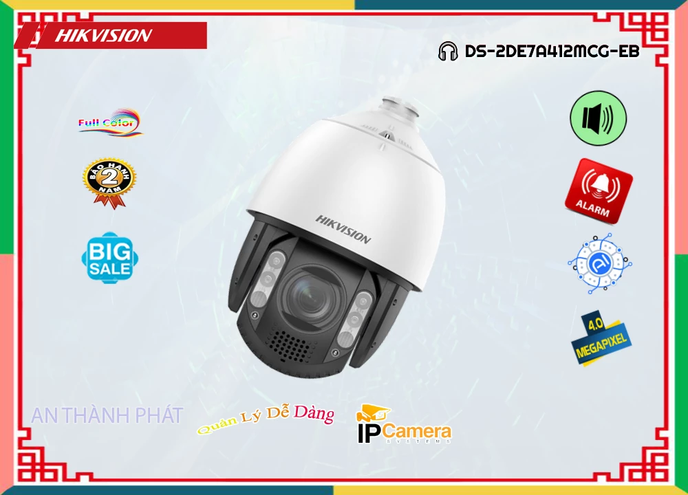 Camera Hikvision DS-2DE7A412MCG-EB,Giá DS-2DE7A412MCG-EB,phân phối DS-2DE7A412MCG-EB,DS-2DE7A412MCG-EBBán Giá