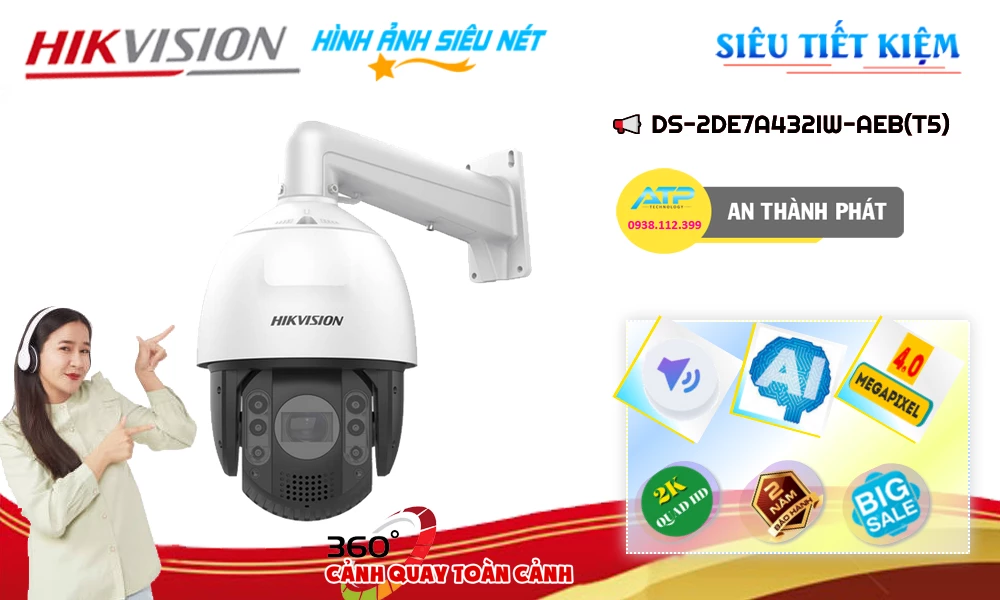 Camera  Hikvision Giá rẻ DS-2DE7A432IW-AEB(T5)
