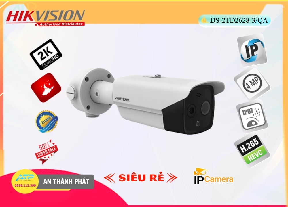 Camera Phát Hiện Khói Hikvision DS-2TD2628-3/QA,DS-2TD2628-3/QA Giá rẻ,DS 2TD2628 3/QA,Chất Lượng DS-2TD2628-3/QA,thông