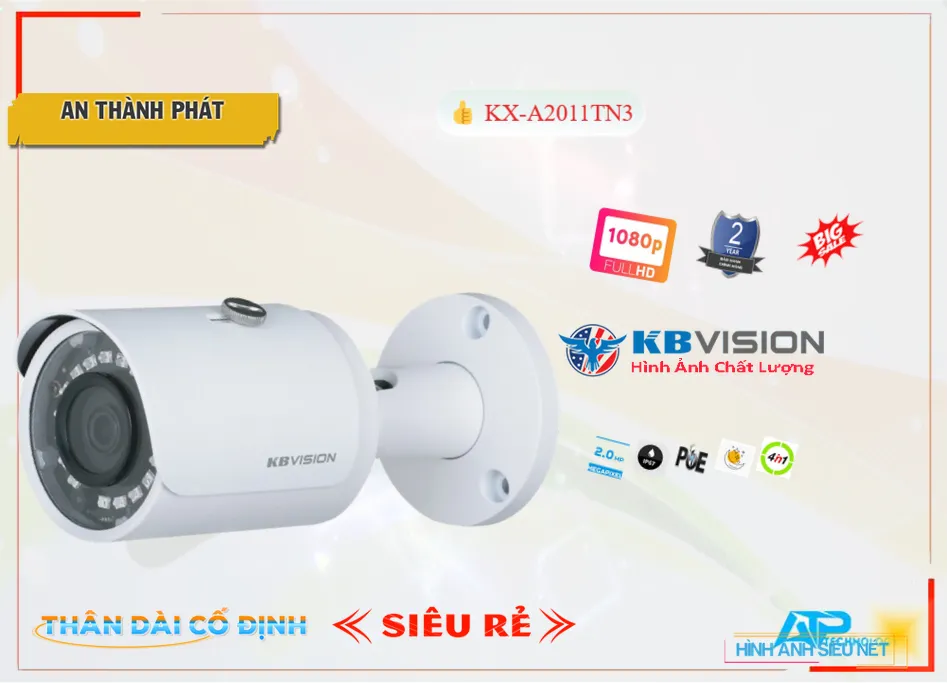KX-A2011TN3 sắc nét KBvision
