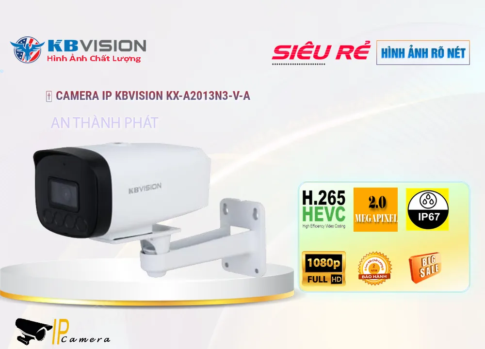 KX A2013N3 V A,Camera IP Kbvision KX-A2013N3-V-A,Chất Lượng KX-A2013N3-V-A,Giá KX-A2013N3-V-A,phân phối