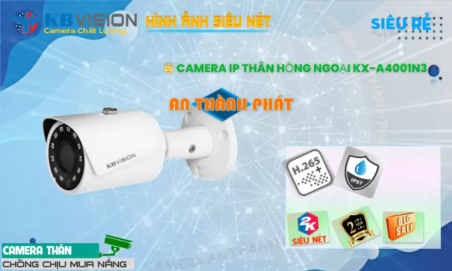 KX-A4001N3 sắc nét KBvision