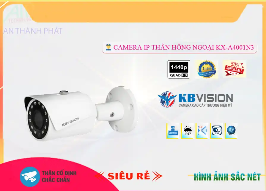 KX-A4001N3 sắc nét KBvision