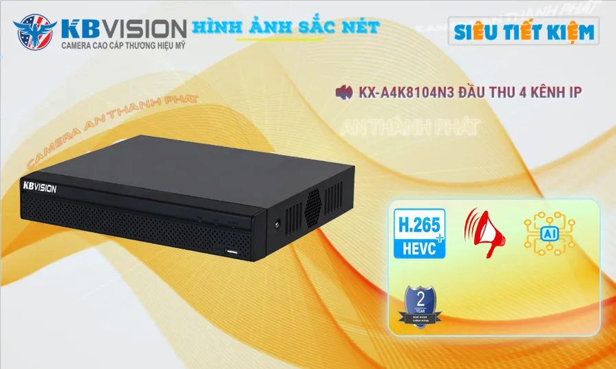KX-A4K8104N3 Đầu Ghi Hình Giá rẻ KX-A4K8104N3 Đầu Ghi Hình Giá rẻ