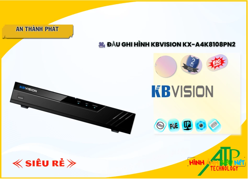 Đầu ghi KBvision KX-A4K8108PN2,KX A4K8108PN2,Giá Bán KX-A4K8108PN2,KX-A4K8108PN2 Giá Khuyến Mãi,KX-A4K8108PN2 Giá