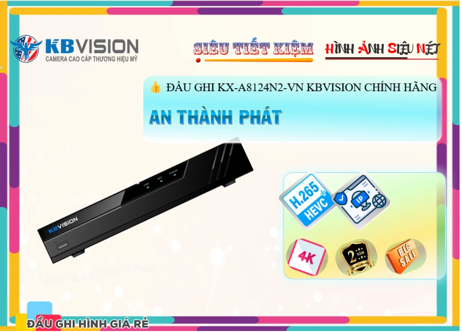 Đầu Ghi KBvision KX-A8124N2-VN,Giá KX-A8124N2-VN,KX-A8124N2-VN Giá Khuyến Mãi,bán KX-A8124N2-VN,KX-A8124N2-VN Công Nghệ