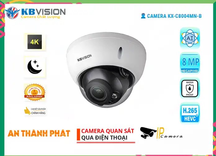 KX-C8004MN-B sắc nét KBvision ➠