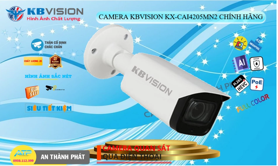 KX-CAi4205MN2 sắc nét KBvision