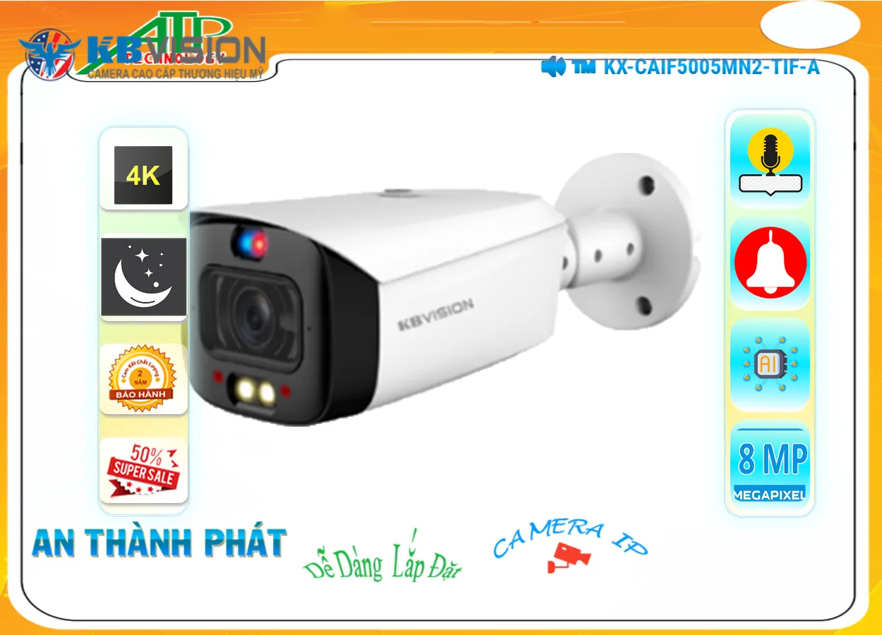 KX-CAiF5005MN2-TiF-A Camera KBvision,KX-CAiF5005MN2-TiF-A Giá rẻ,KX-CAiF5005MN2-TiF-A Giá Thấp Nhất,Chất Lượng