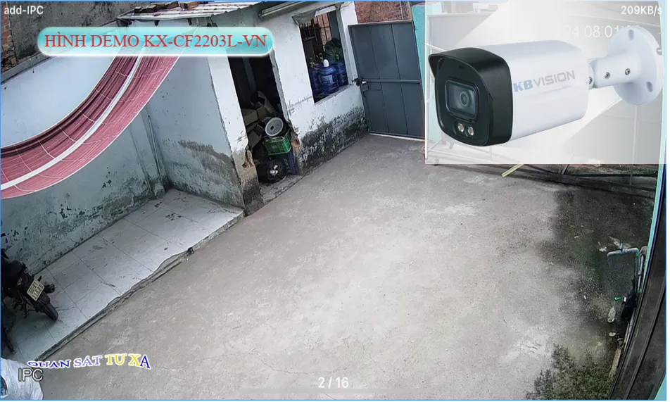KX-CF2203L-VN Camera An Ninh Giá rẻ