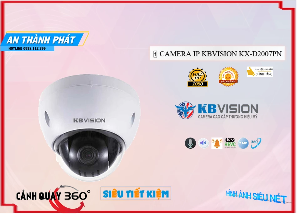Camera KBvision KX-D2007PN,thông số KX-D2007PN,KX-D2007PN Giá rẻ,KX D2007PN,Chất Lượng KX-D2007PN,Giá
