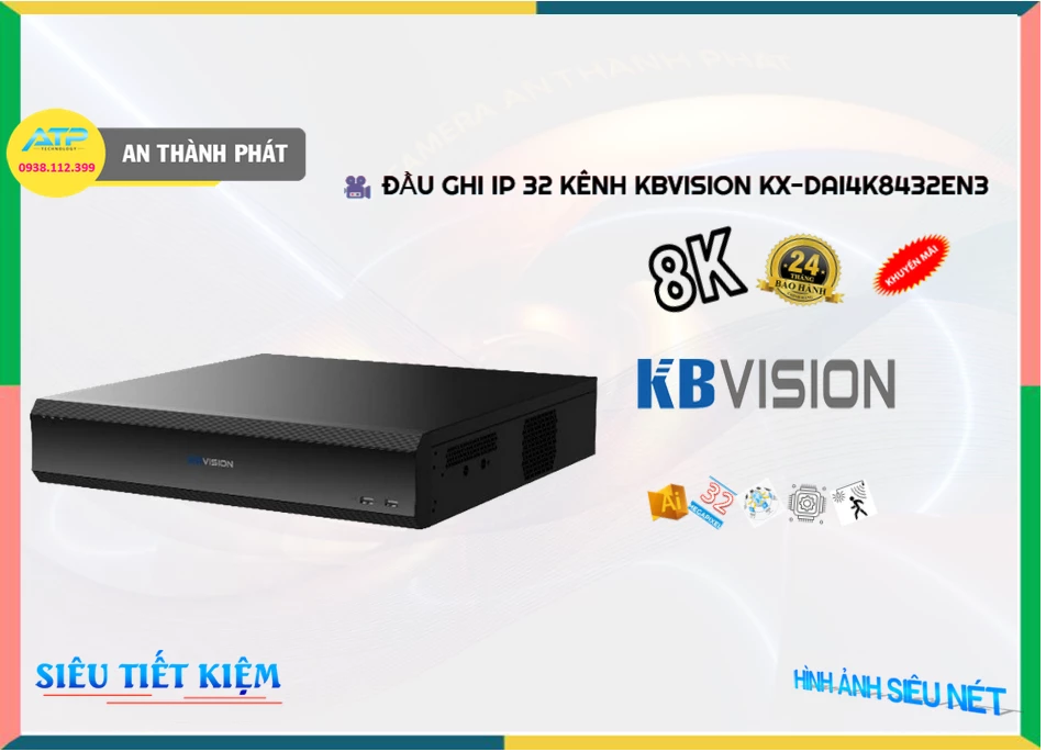 Đầu Ghi KBvision KX-DAi4K8432EN3,KX-DAi4K8432EN3 Giá rẻ,KX DAi4K8432EN3,Chất Lượng KX-DAi4K8432EN3,thông số