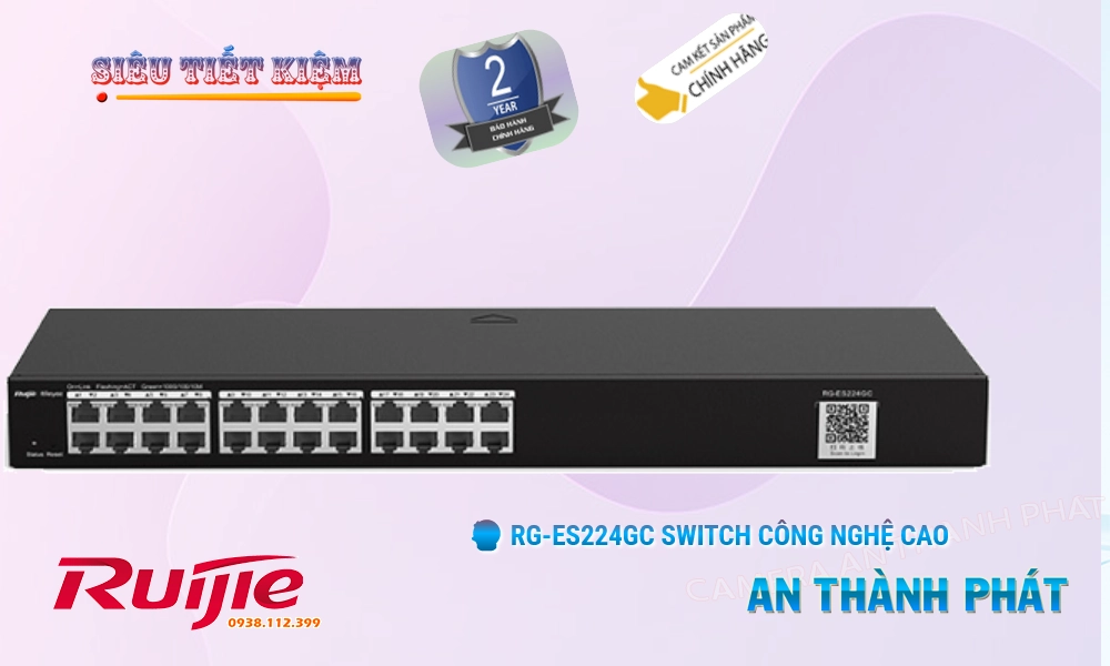 Hãng Ruijie  Bộ Quản Lý Mạng  RG-ES224GC