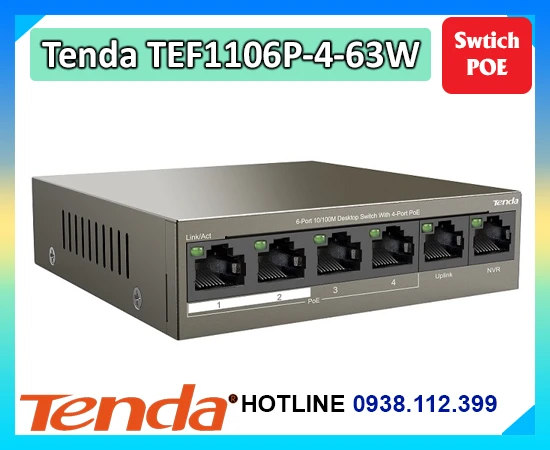 Tenda TEF1106P-4-63W,Tenda TEF1106P-4-63W tốt nhất,Giá Bán Tenda TEF1106P-4-63W,Địa Chỉ Bán Tenda TEF1106P-4-63W,thông số Tenda TEF1106P-4-63W,chất lượng Tenda TEF1106P-4-63W,Tenda TEF1106P-4-63W giá mới nhất,Tenda TEF1106P-4-63W Chiết khấu cao