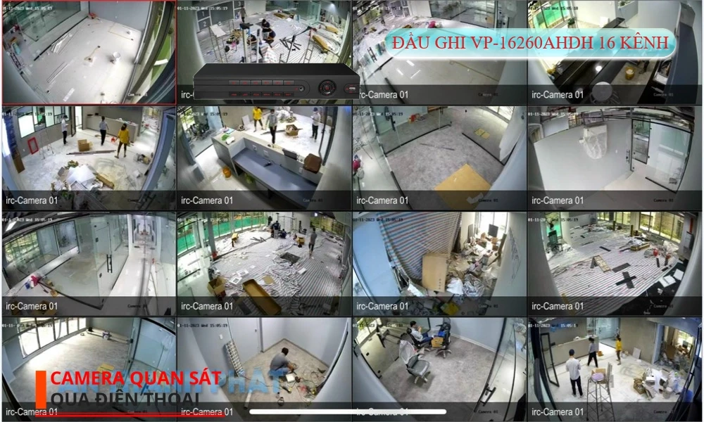 ✓ Đầu Ghi Camera VP-16260AHDH VanTech Thiết kế Đẹp