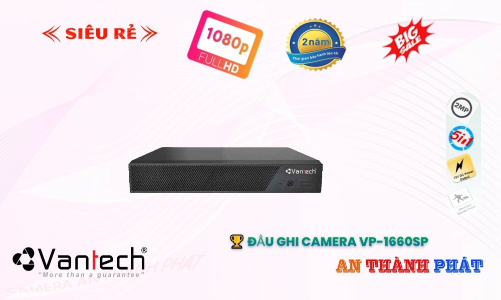 VP-1660SP Đầu ghi Camera VanTech Giá tốt