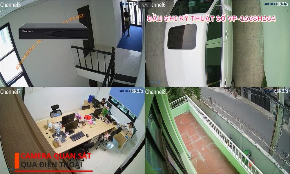 Đầu Ghi Camera VP-1668H264 VanTech Giá tốt Đầu Ghi Camera VP-1668H264 VanTech Giá tốt
