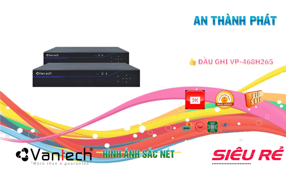 Đầu Thu VanTech VP-468H265 ✲ Đầu Thu VanTech VP-468H265 ✲