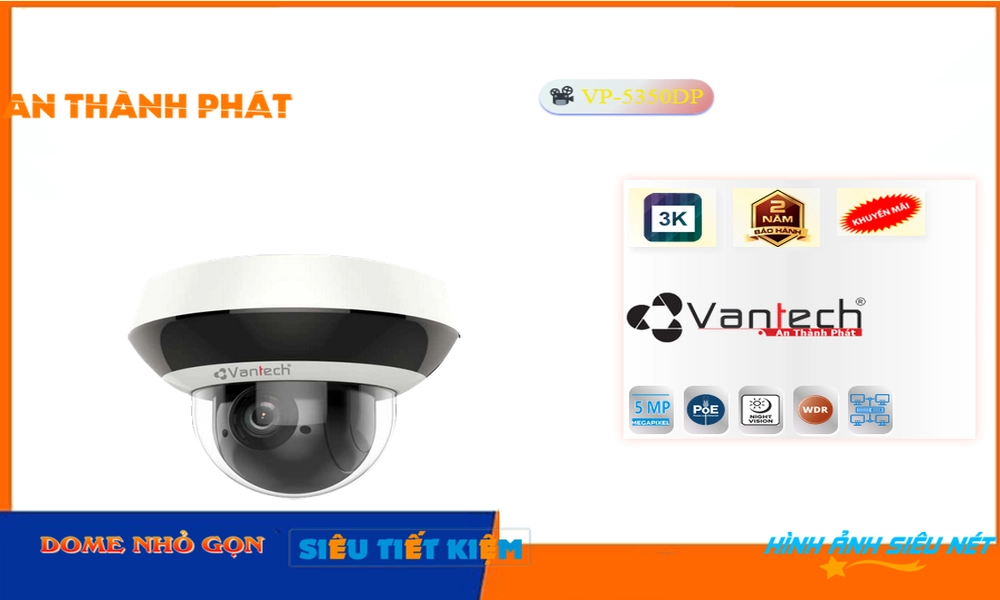 VP-5350DP Camera VanTech PTZ,Giá VP-5350DP,VP-5350DP Giá Khuyến Mãi,bán VP-5350DP, Cấp Nguồ Qua Dây Mạng VP-5350DP Công