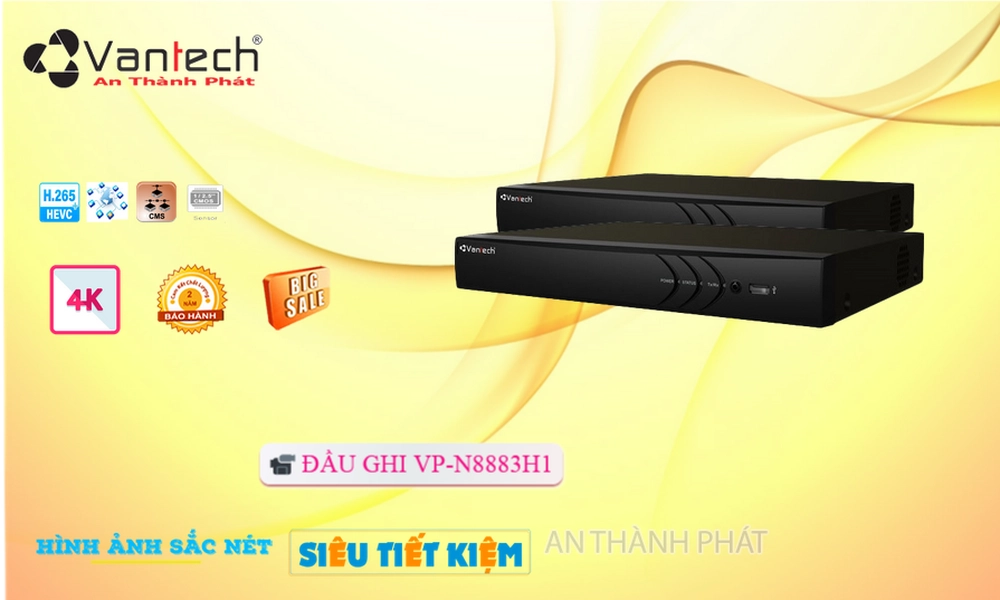 Đầu Ghi VanTech Với giá cạnh tranh VP-N8883H1 Đầu Ghi VanTech Với giá cạnh tranh VP-N8883H1