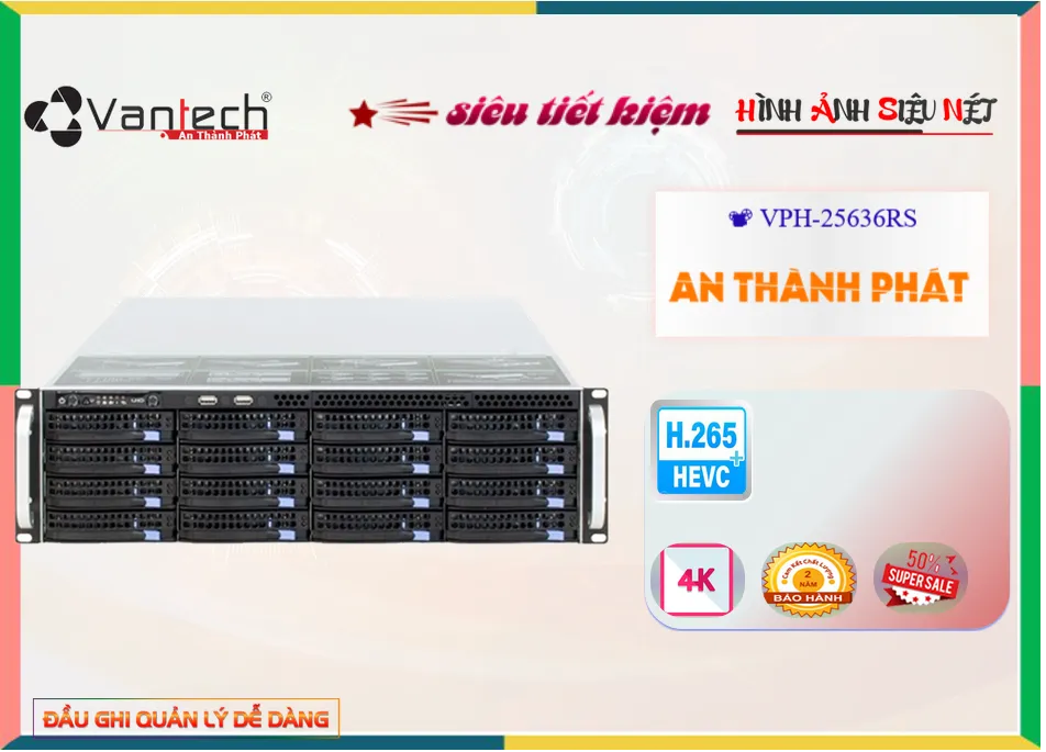 Server Ghi Hình Vantech VPH-25636RS,Giá VPH-25636RS,VPH-25636RS Giá Khuyến Mãi,bán VPH-25636RS,VPH-25636RS Công Nghệ