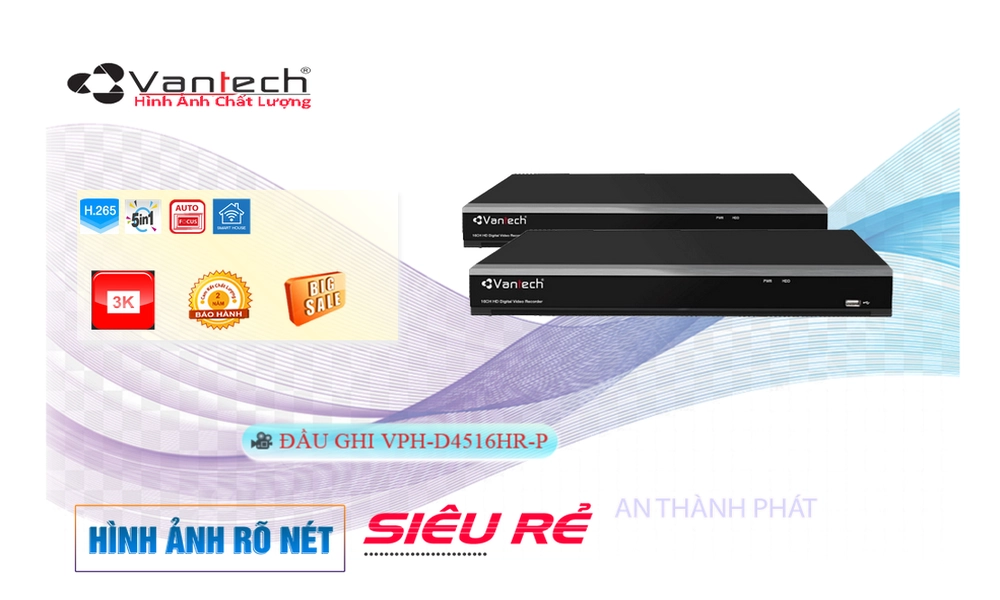 Đầu Thu KTS VanTech VPH-D4516HR-P Công Nghệ Mới Đầu Thu KTS VanTech VPH-D4516HR-P Công Nghệ Mới