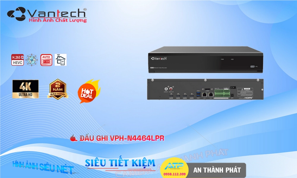 VPH-N4464LPRThiết Bị Ghi Hình Giá rẻ VanTech ❇