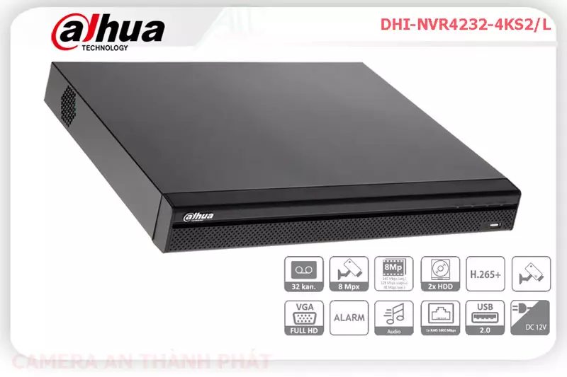 DHI NVR4232 4KS2/L,Đầu ghi hình 32 kênh IP DHI-NVR4232-4KS2/L,DHI-NVR4232-4KS2/L Giá rẻ,DHI-NVR4232-4KS2/L Công Nghệ
