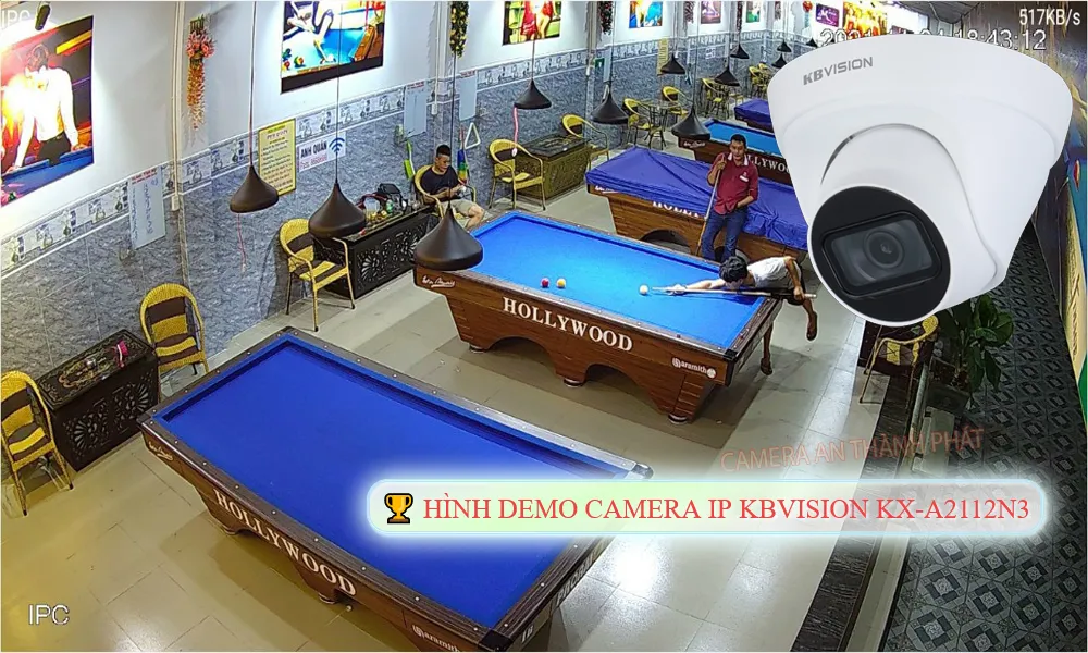hình demo camera IP Kbvision KX-A2112N3