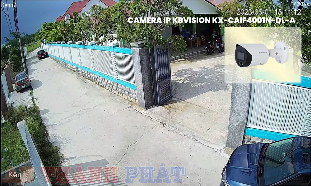 hình demo camera quan sát Kbvision KX-CAiF4001N-DL-A