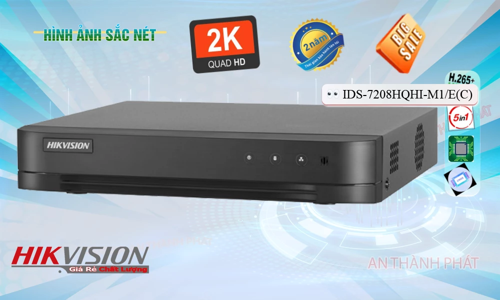 iDS-7208HQHI-M1/E(C) sắc nét Hikvision