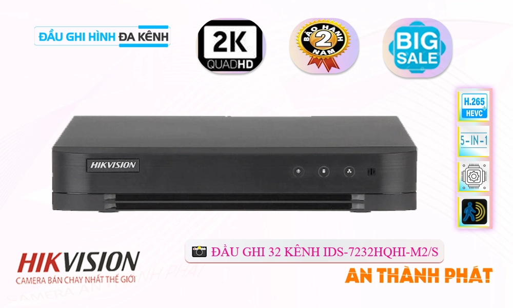 iDS-7232HQHI-M2/S Sắc Nét Hikvision iDS-7232HQHI-M2/S Sắc Nét Hikvision